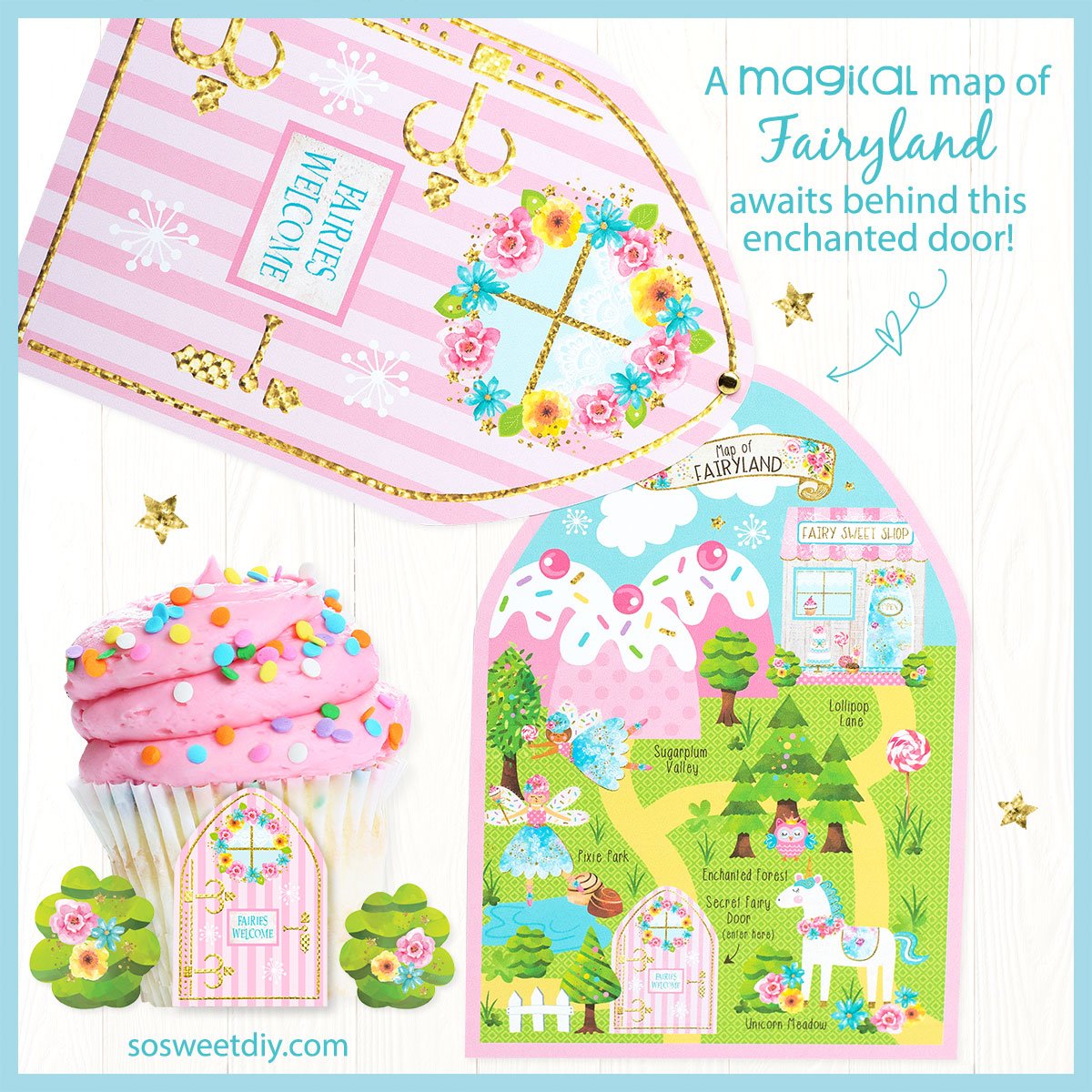 The Cutest DIY Fairy Door Party Favor! | So Sweet DIY