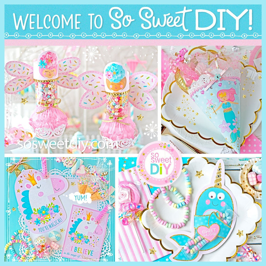 Kids Party Printables and Kids DIY Party Ideas by So Sweet DIY