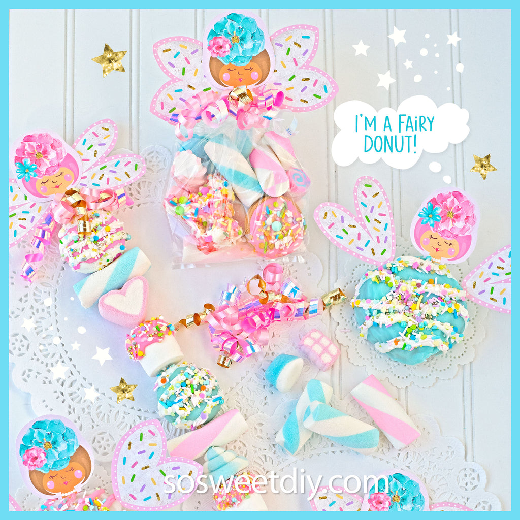 Fairy Party Treat Toppers Printables and DIY Fairy Party Ideas