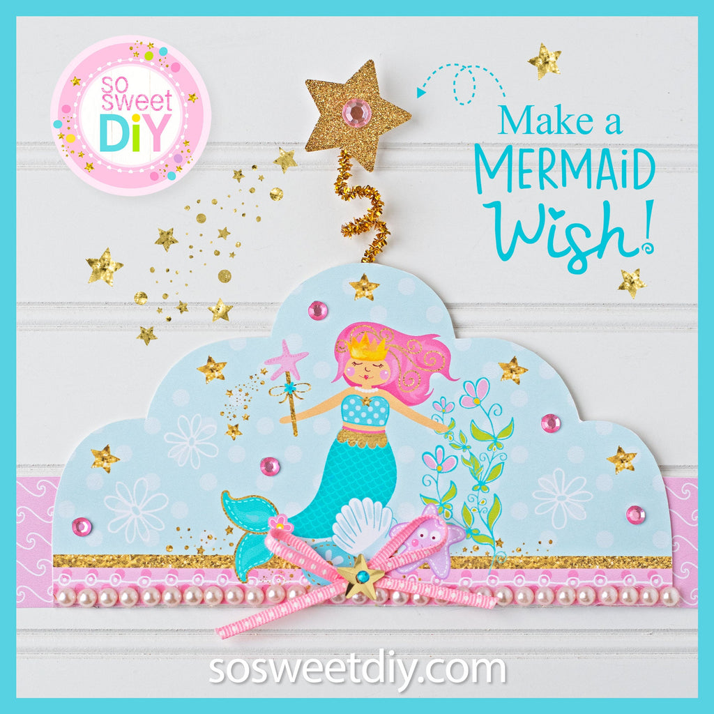 Mermaid Crown Party Favors Printable Kit