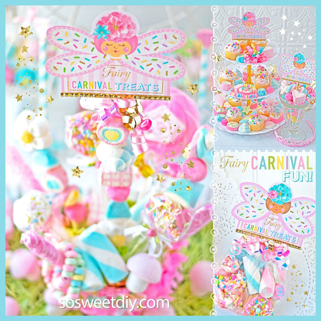 Fairy Party Treat Toppers Printable Kit