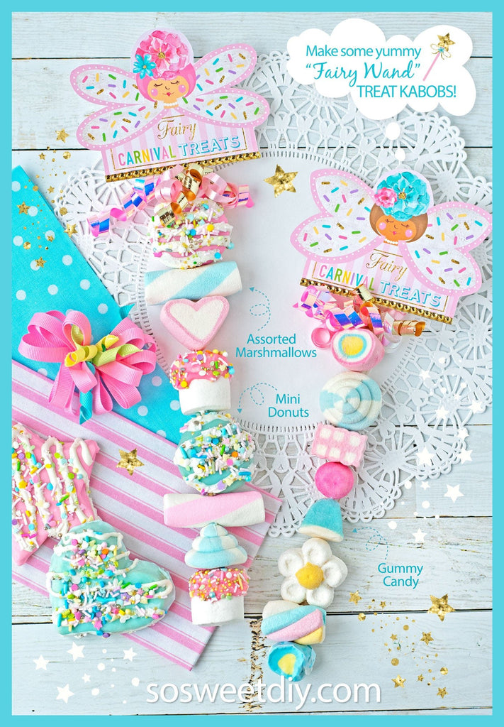 Fairy Party Treat Toppers Printable Kit