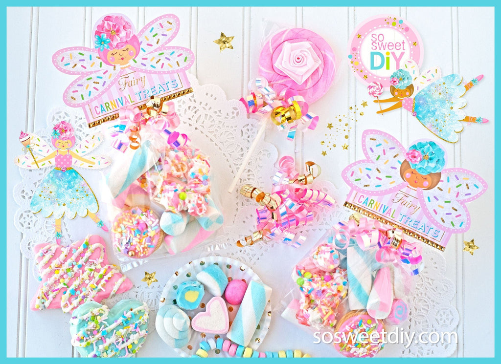 Fairy Party Treat Toppers Printable Kit