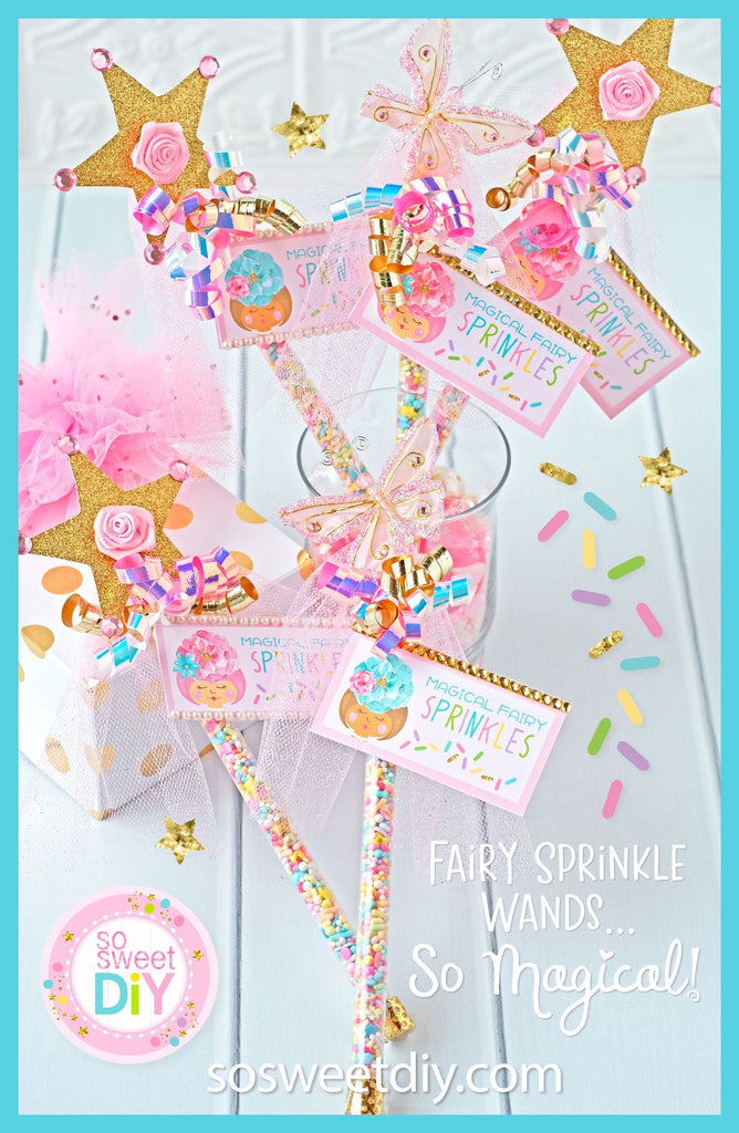 Fairy DIY Sprinkles Party Printable Kit