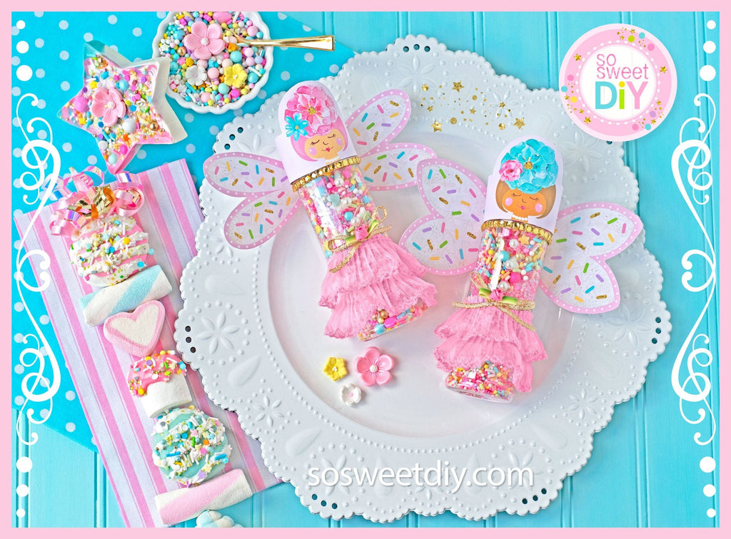 Fairy Sprinkle Jars Party Favors Printable Kit