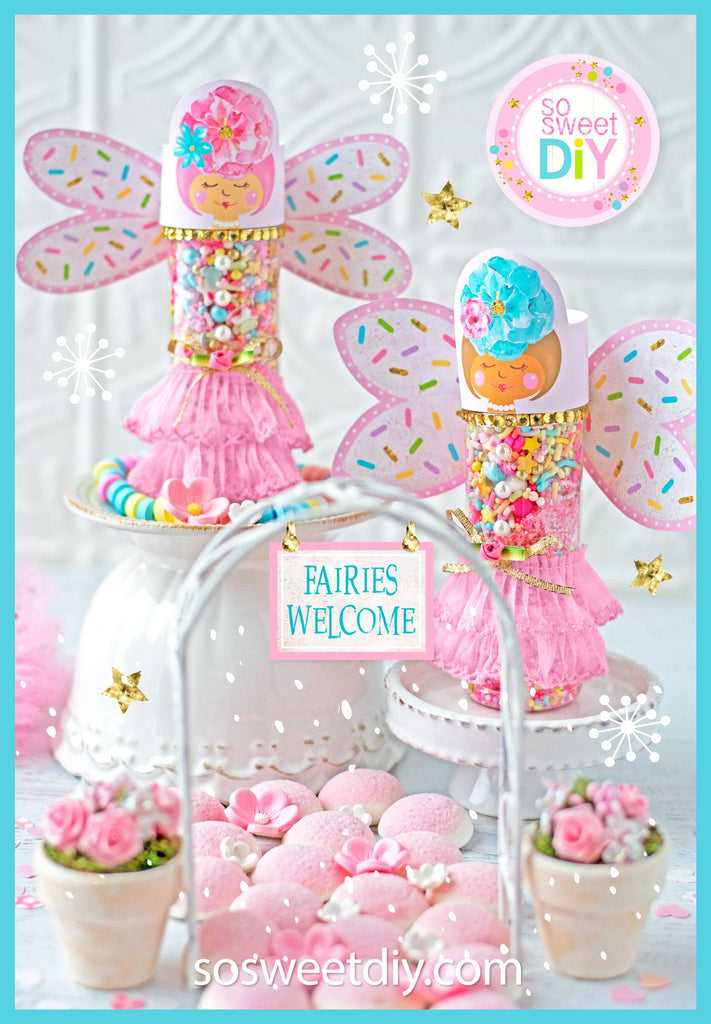 Fairy Sprinkle Jars Party Favors Printable Kit