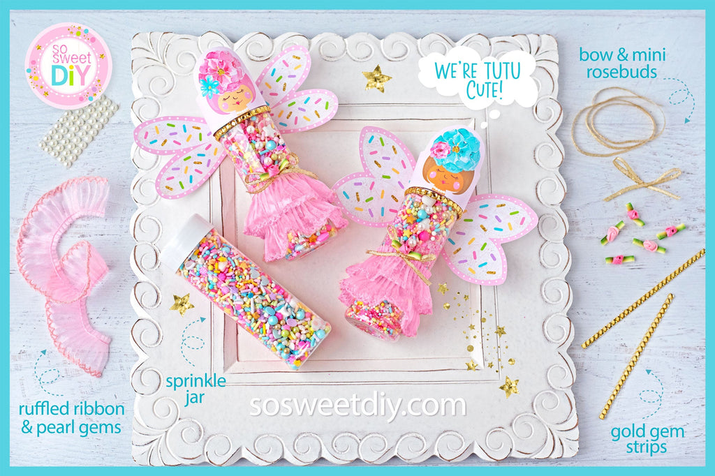 Fairy Sprinkle Jars Party Favors Printable Kit