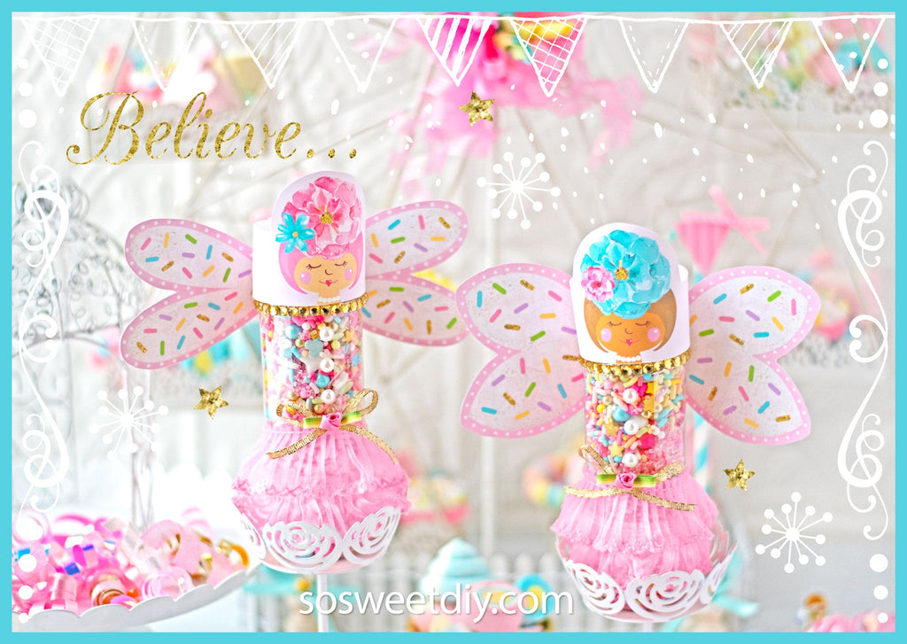 Fairy Sprinkle Jars Party Favors Printable Kit