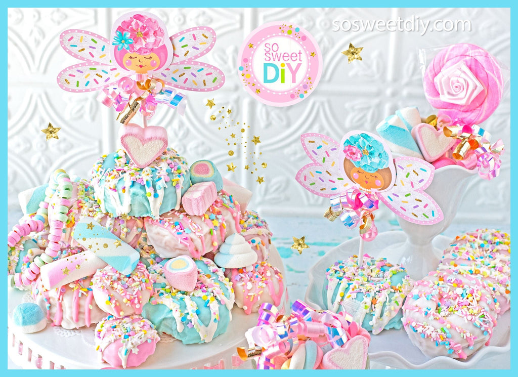 Fairy Party Treat Toppers Printable Kit