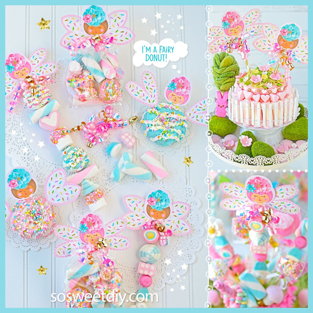 Fairy Party Treat Toppers Printable Kit