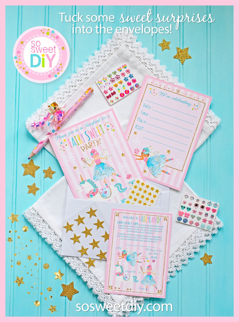 Fairy Party Invitation Printable Kit