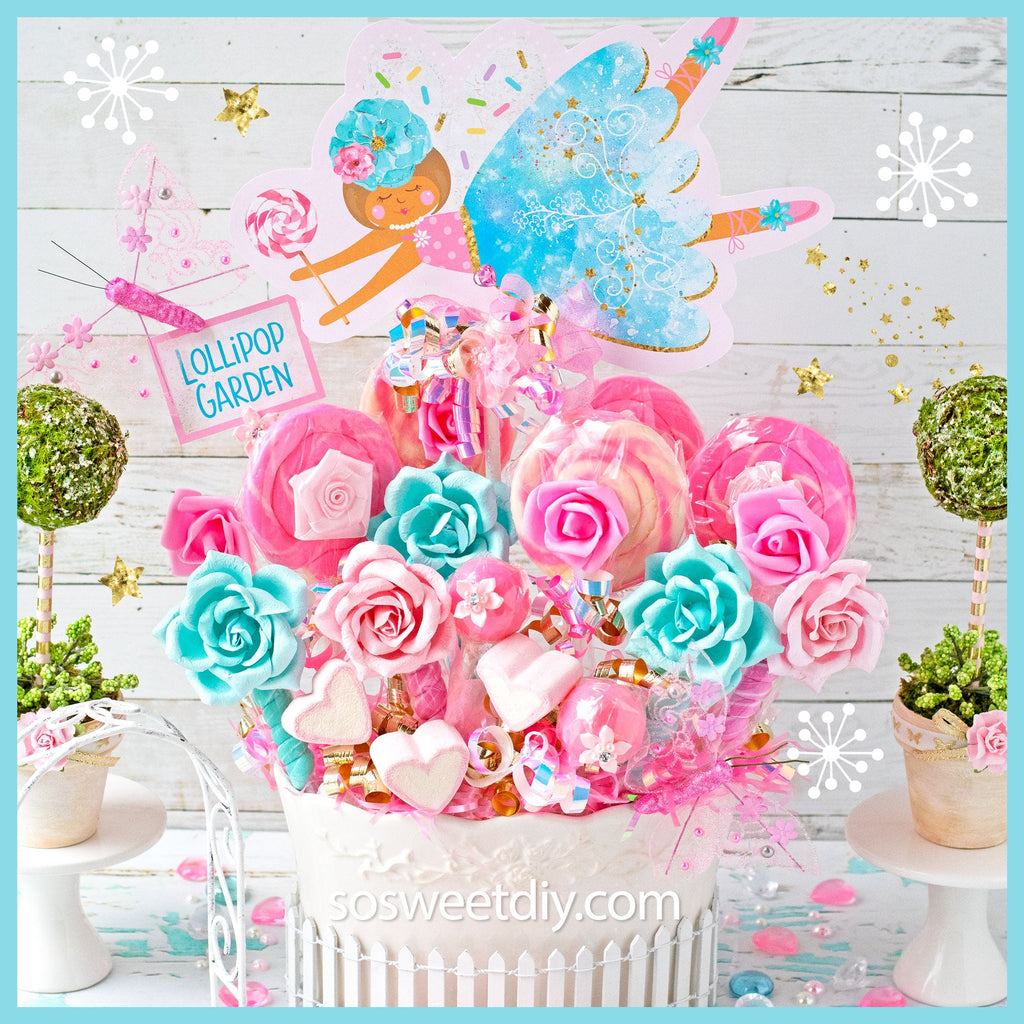 Fairy Party Lollipop Decoration Printable Kit