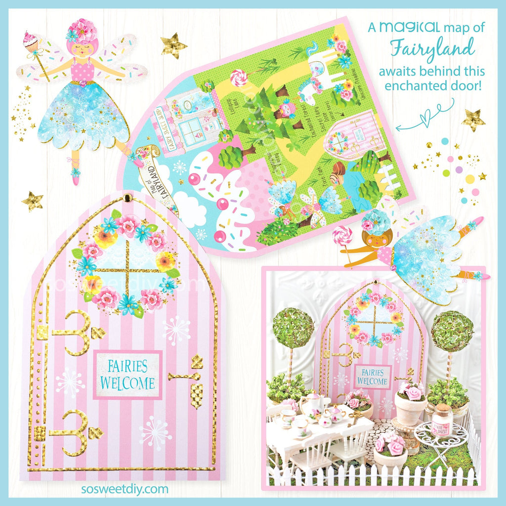 Fairy Door Party Favors Printable Kit