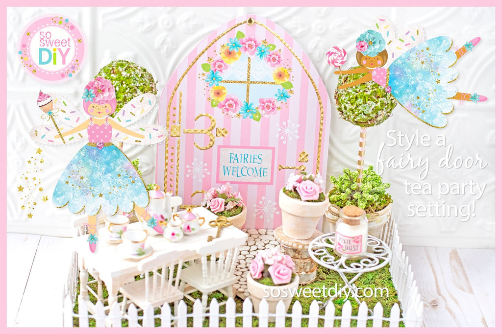 Fairy Door Party Favors Printable Kit