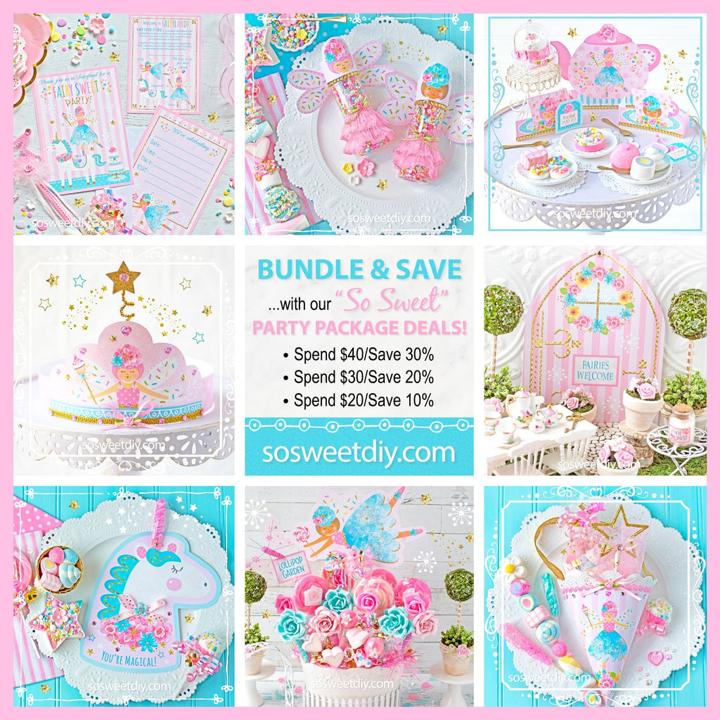 Fairy Party Printables and DIY Fairy Party Ideas