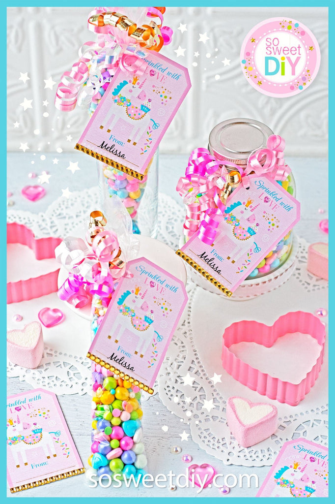 Unicorn DIY Sprinkles Party Printable Kit